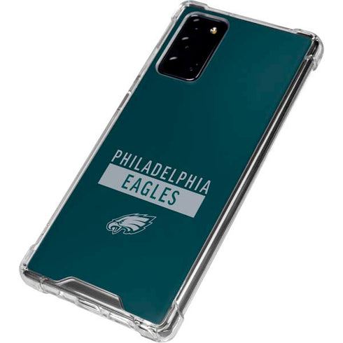 NFL Philadelphia Eagles Green Performance Series Galaxy Note20 5G Clear Case