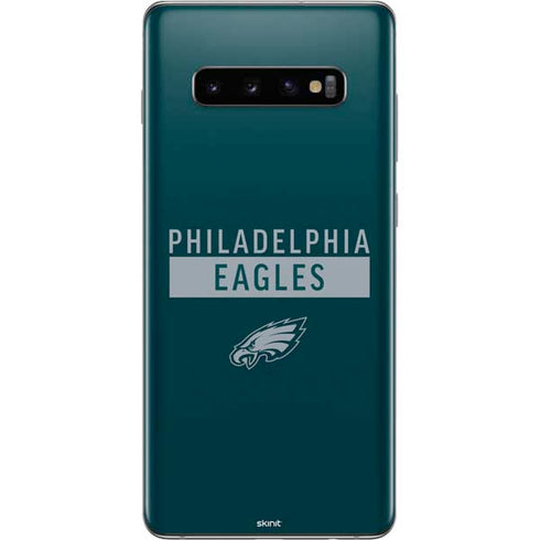 NFL Philadelphia Eagles Green Performance Series Galaxy S10 Plus Skin
