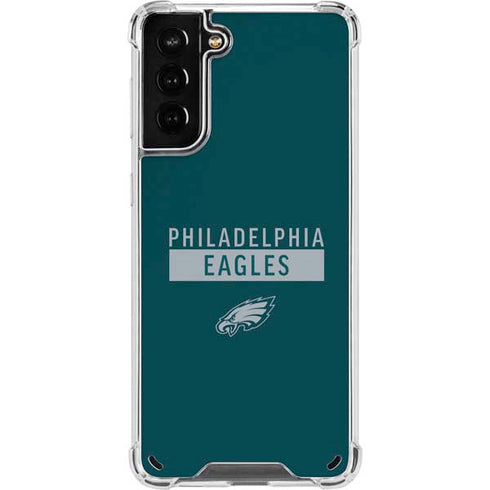 NFL Philadelphia Eagles Green Performance Series Galaxy S21 Plus 5G Clear Case