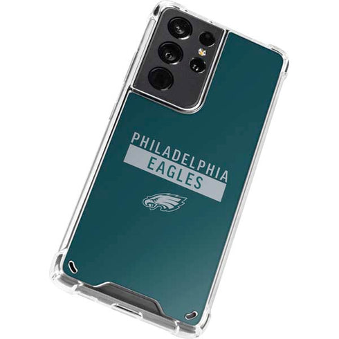 NFL Philadelphia Eagles Green Performance Series Galaxy S21 Ultra 5G Clear Case