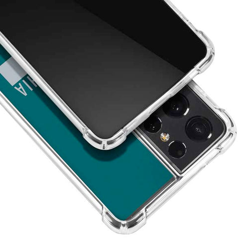 NFL Philadelphia Eagles Green Performance Series Galaxy S21 Ultra 5G Clear Case