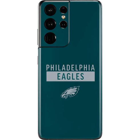 NFL Philadelphia Eagles Green Performance Series Galaxy S21 Ultra 5G Skin