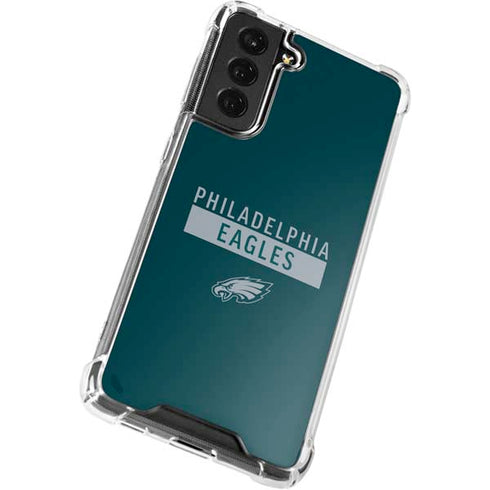 NFL Philadelphia Eagles Green Performance Series Galaxy S22 Clear Case