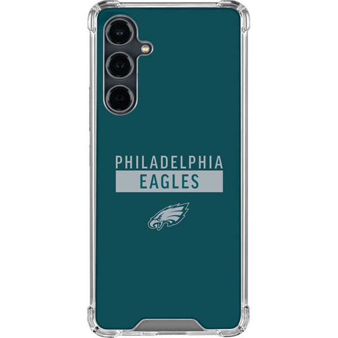 NFL Philadelphia Eagles Green Performance Series Galaxy S23 FE Clear Case