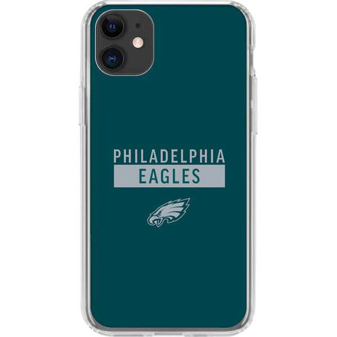 NFL Philadelphia Eagles Green Performance Series iPhone 11 Clear Case