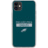 NFL Philadelphia Eagles Green Performance Series iPhone 11 Clear Case
