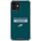 NFL Philadelphia Eagles Green Performance Series iPhone 12 Mini Clear Case