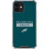 NFL Philadelphia Eagles Green Performance Series iPhone 12 Mini Clear Case