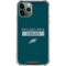 NFL Philadelphia Eagles Green Performance Series iPhone 12 Pro Clear Case