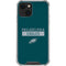 NFL Philadelphia Eagles Green Performance Series iPhone 13 Mini Clear Case