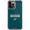 NFL Philadelphia Eagles Green Performance Series iPhone 13 Pro Max Clear Case