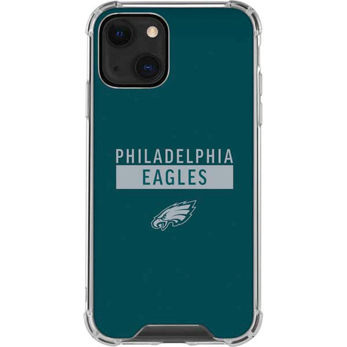 NFL Philadelphia Eagles Green Performance Series iPhone 15 Plus Clear Case