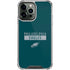 NFL Philadelphia Eagles Green Performance Series iPhone 14 Pro Max Clear Case