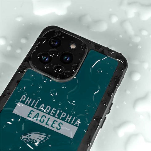 NFL Philadelphia Eagles Green Performance Series iPhone 14 Pro Max Waterproof Case