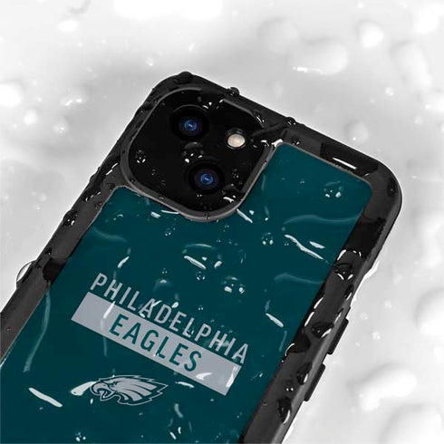 NFL Philadelphia Eagles Green Performance Series iPhone 15 Waterproof Case