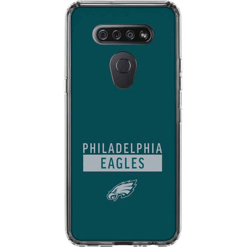 NFL Philadelphia Eagles Green Performance Series LG K51/Q51 Clear Case