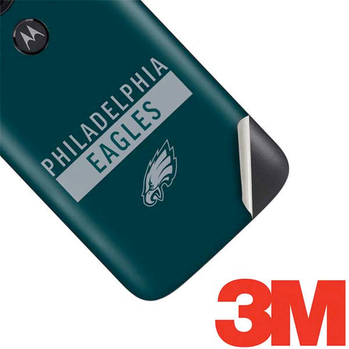 NFL Philadelphia Eagles Green Performance Series Moto E5 Play Skin