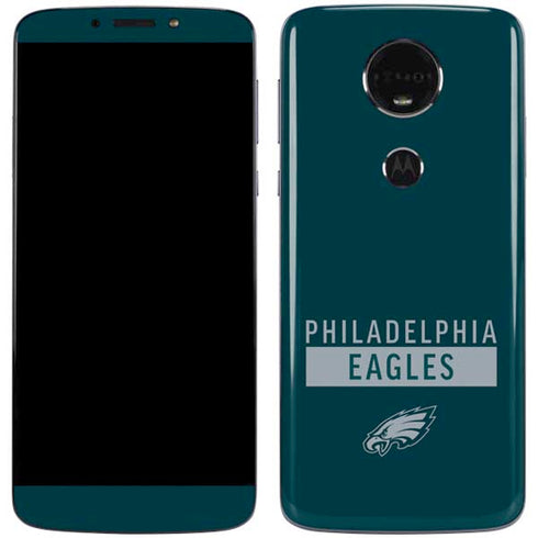 NFL Philadelphia Eagles Green Performance Series Moto E5 Plus Skin
