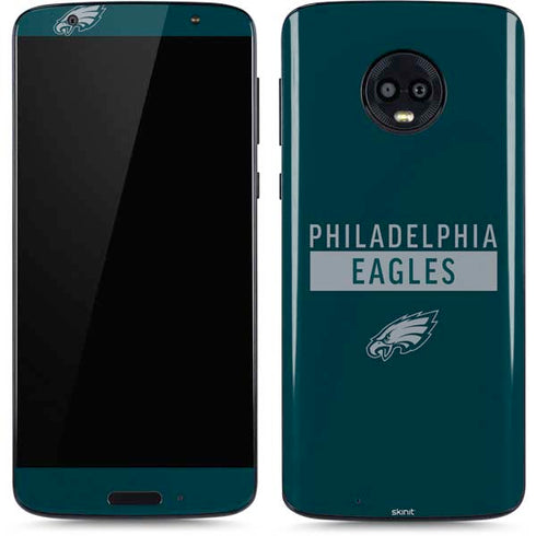 NFL Philadelphia Eagles Green Performance Series Moto G6 Skin