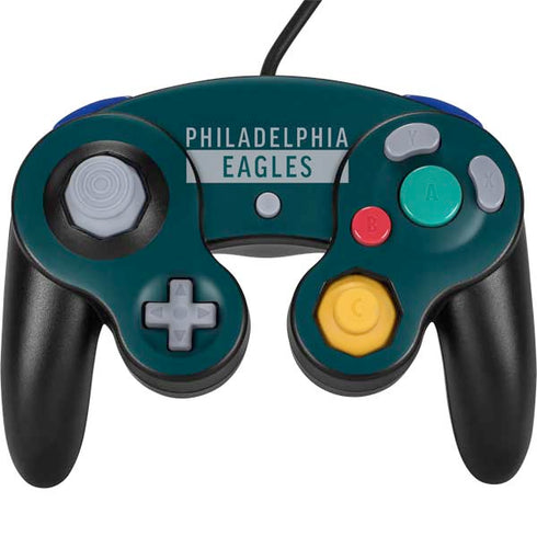 NFL Philadelphia Eagles Green Performance Series Nintendo GameCube Controller Skin