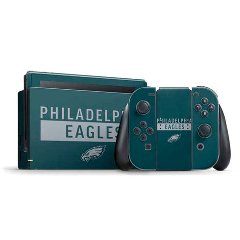 NFL Philadelphia Eagles Green Performance Series Nintendo Switch Bundle Skin