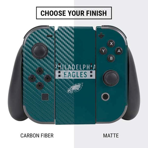 NFL Philadelphia Eagles Green Performance Series Nintendo Switch Bundle Skin