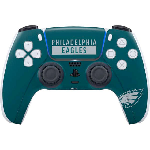 NFL Philadelphia Eagles Green Performance Series PS5 Controller Skin