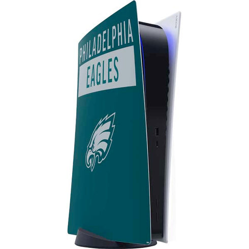 NFL Philadelphia Eagles Green Performance Series PS5 Digital Edition Console Skin