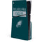 NFL Philadelphia Eagles Green Performance Series PS5 Slim Disk Console Skin
