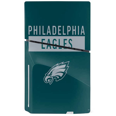 NFL Philadelphia Eagles Green Performance Series PS5 Slim Disk Console Skin