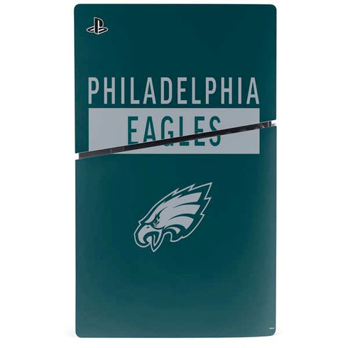 NFL Philadelphia Eagles Green Performance Series PS5 Slim Digital Edition Bundle Skin