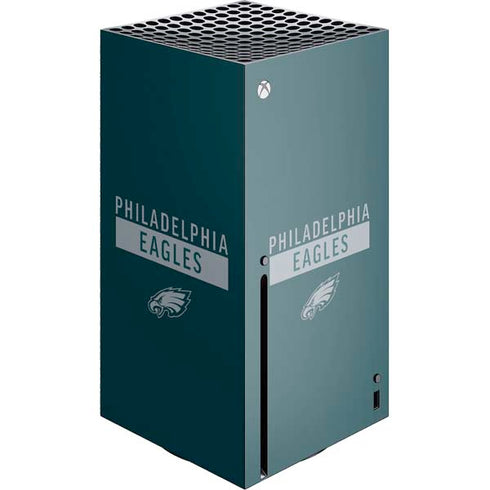NFL Philadelphia Eagles Green Performance Series Xbox Series X Console Skin