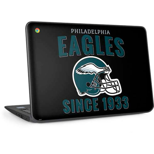 NFL Philadelphia Eagles Helmet HP Chromebook Skin