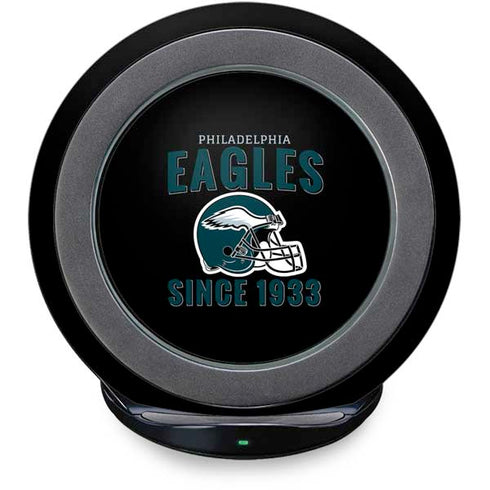 NFL Philadelphia Eagles Helmet Fast Charge Wireless Charging Stand Skin