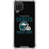 NFL Philadelphia Eagles Helmet Galaxy A12 Clear Case