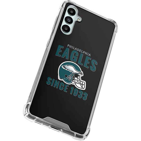 NFL Philadelphia Eagles Helmet Galaxy A15 5G Clear Case