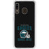 NFL Philadelphia Eagles Helmet Galaxy A20 Clear Case