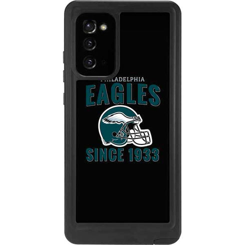 NFL Philadelphia Eagles Helmet Galaxy Note20 5G Waterproof Case