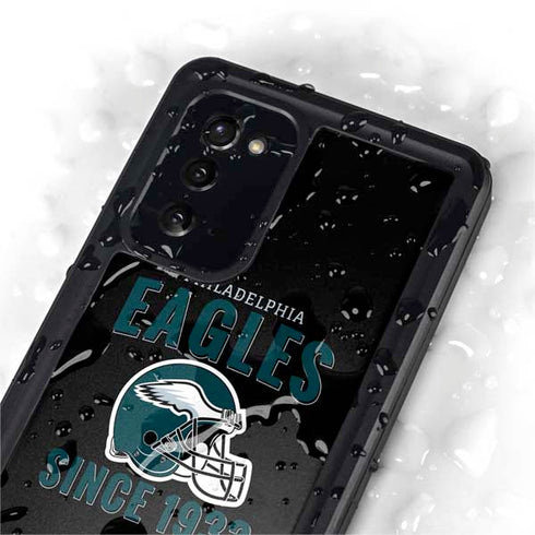 NFL Philadelphia Eagles Helmet Galaxy Note20 5G Waterproof Case