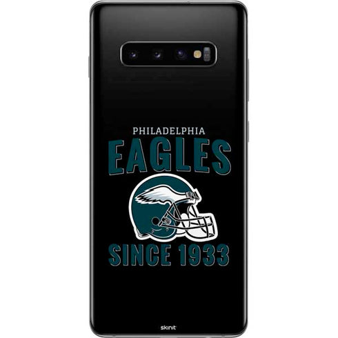 NFL Philadelphia Eagles Helmet Galaxy S10 Plus Skin