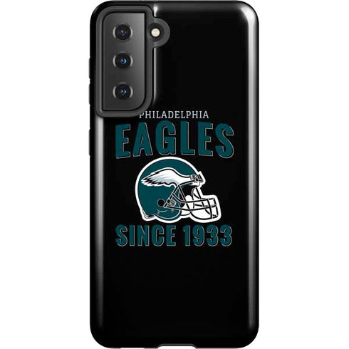 NFL Philadelphia Eagles Helmet Galaxy S21 5G Pro Case