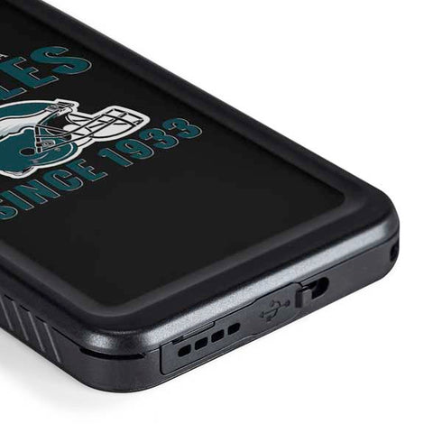 NFL Philadelphia Eagles Helmet Galaxy S23 Waterproof Case