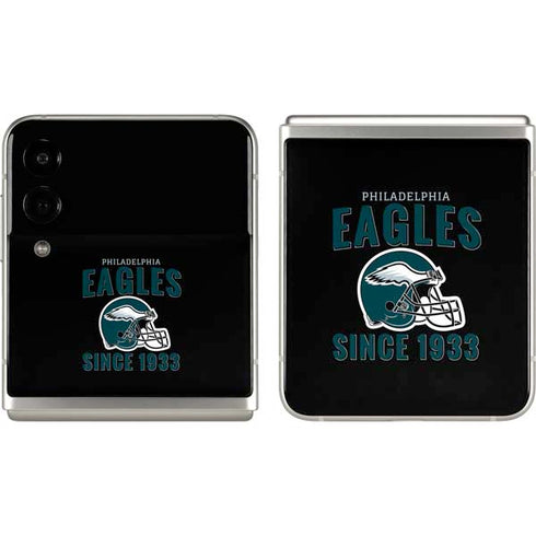 NFL Philadelphia Eagles Helmet Galaxy Z Flip3 5G Skin