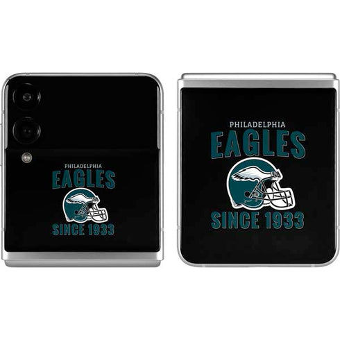 NFL Philadelphia Eagles Helmet Galaxy Z Flip4 5G Skin