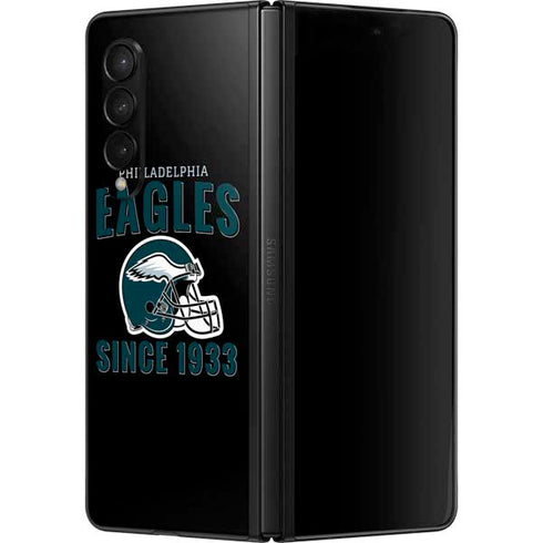 NFL Philadelphia Eagles Helmet Galaxy Z Fold3 5G Skin