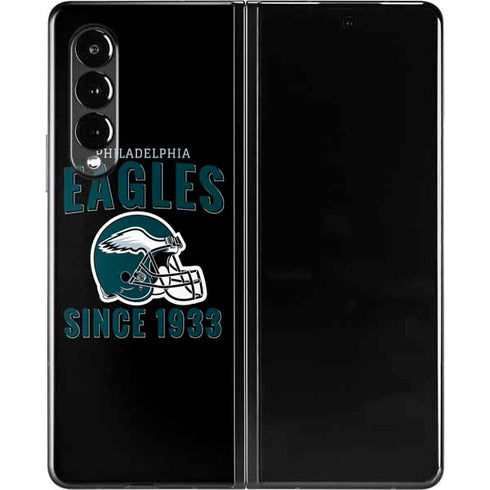 NFL Philadelphia Eagles Helmet Galaxy Z Fold3 5G Skin