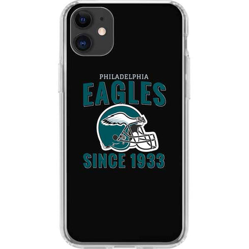 NFL Philadelphia Eagles Helmet iPhone 11 Clear Case