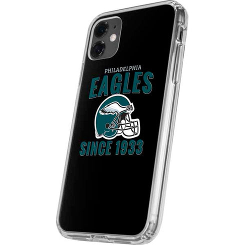 NFL Philadelphia Eagles Helmet iPhone 11 Clear Case