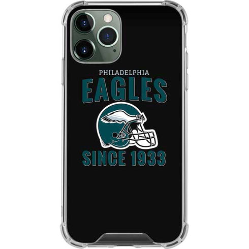NFL Philadelphia Eagles Helmet iPhone 11 Pro Max Clear Case