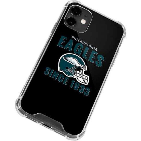NFL Philadelphia Eagles Helmet iPhone 12 Mini Clear Case